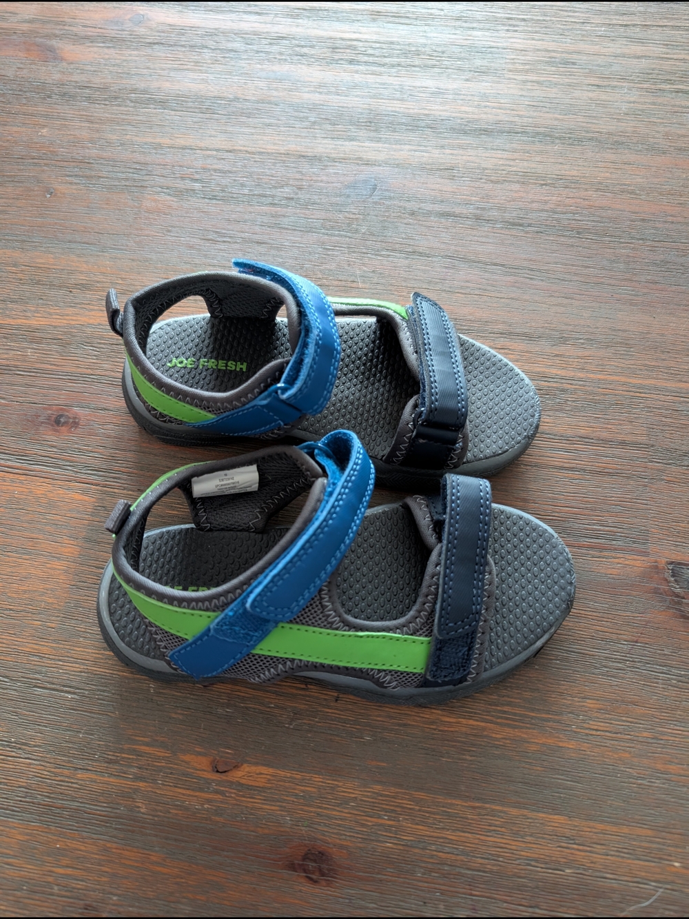 Joe Fresh Navy, Blue & Green Kids' Adjustable Sport Sandals